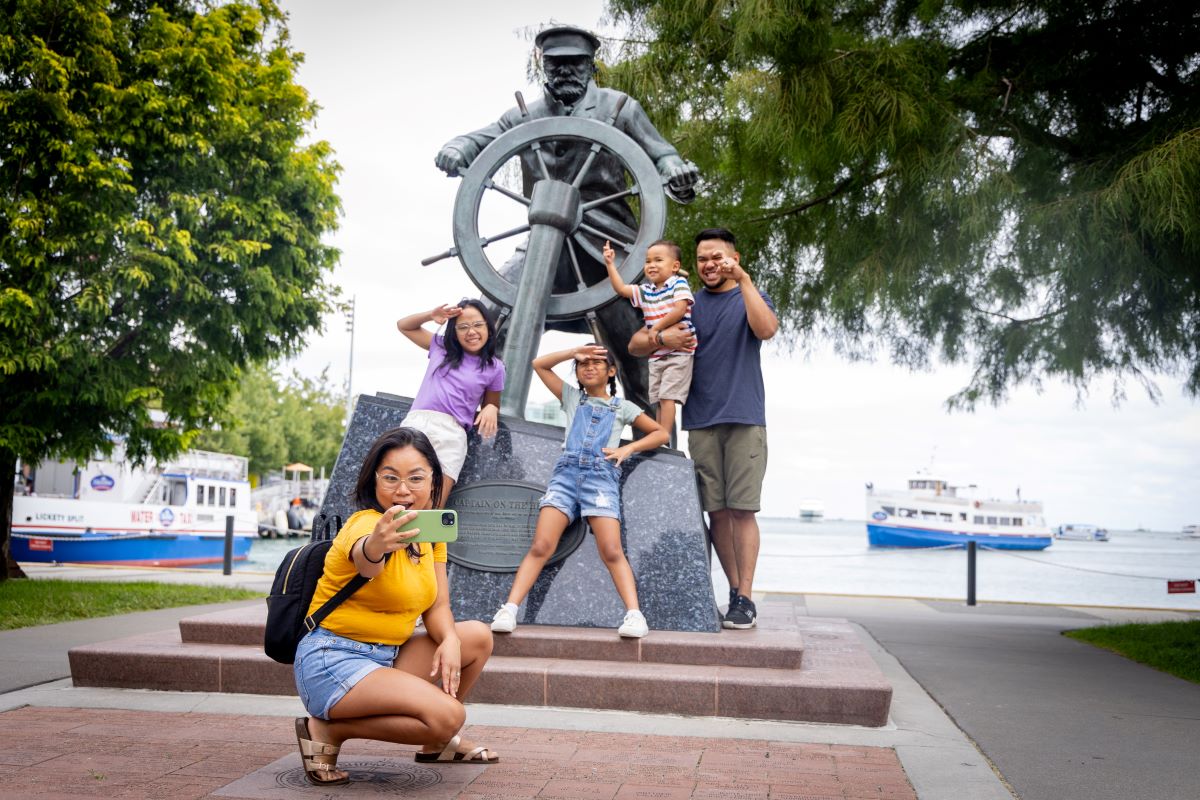 Family Photo at Navy Pier