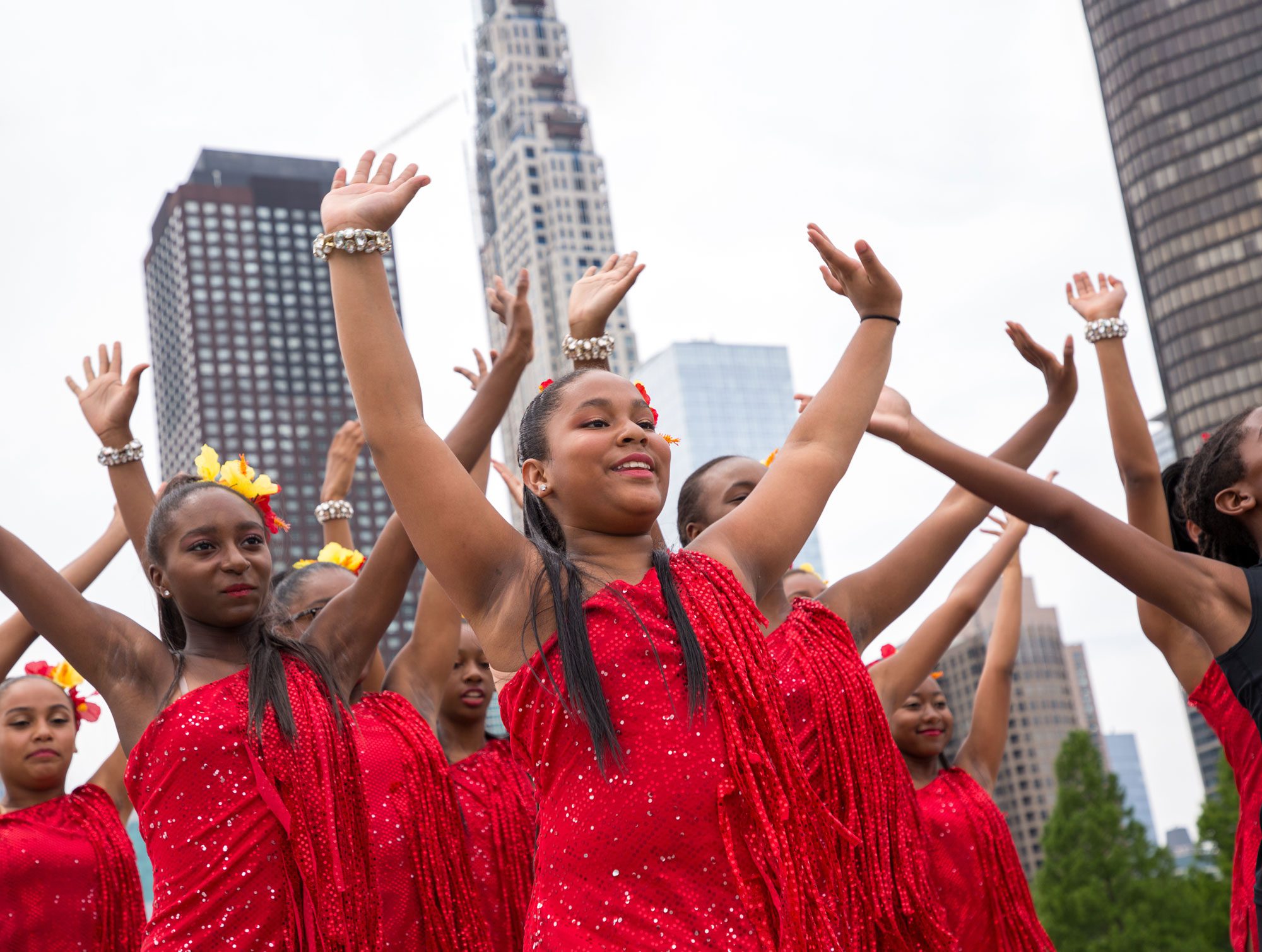 Dancers Performing at Fresh Fest at Navy Pier