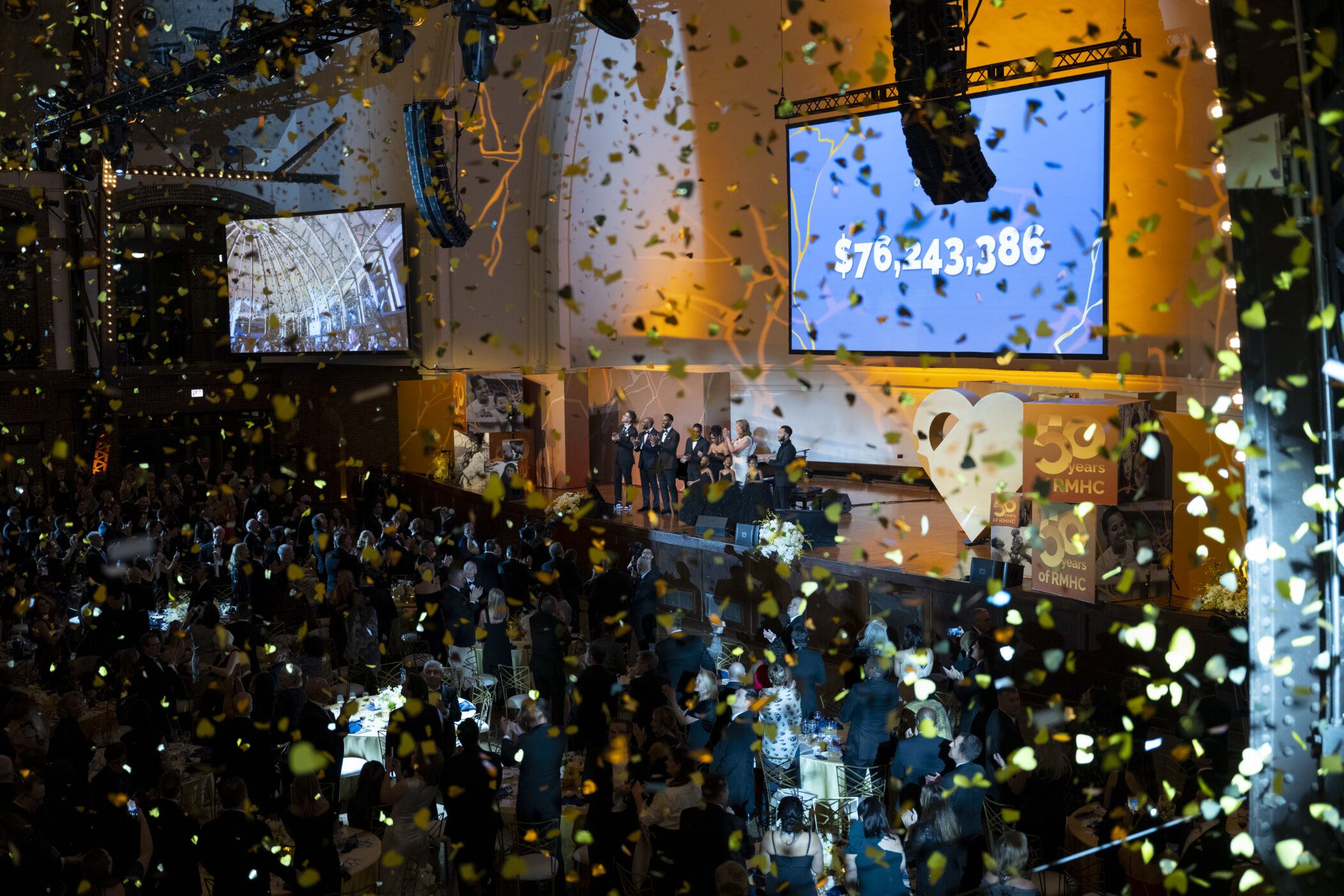 Large corporate event at Navy Pier successful fundraiser