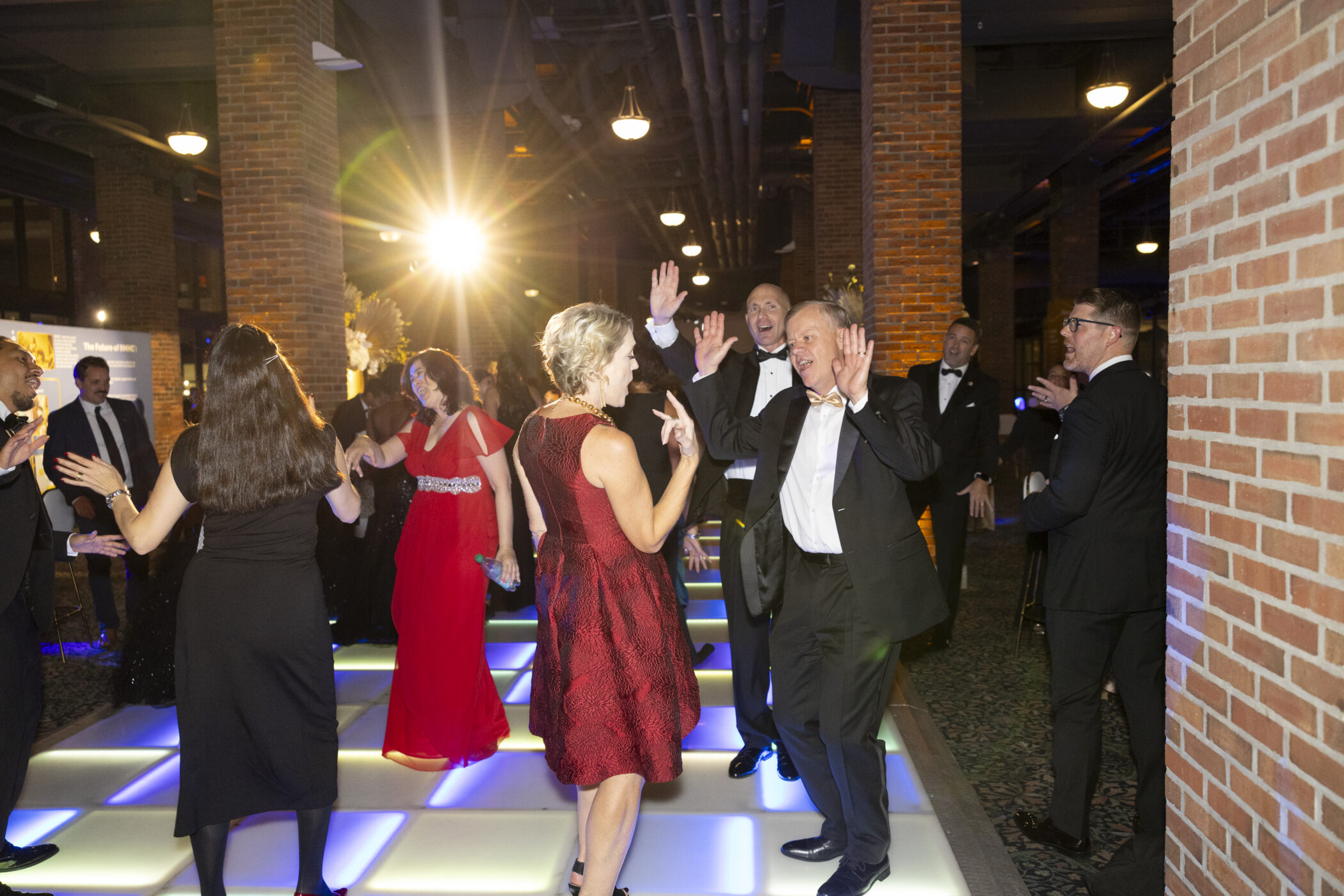 Navy Pier corporate party guests enjoying themselves