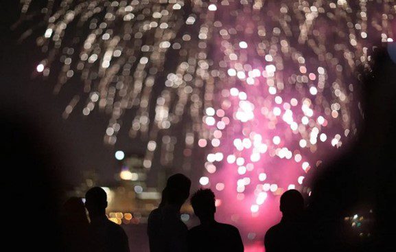 Summer fireworks are best at Navy Pier.