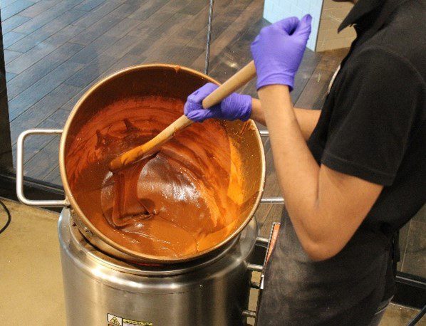 Navy Pier Kilwins Caramel Close Up