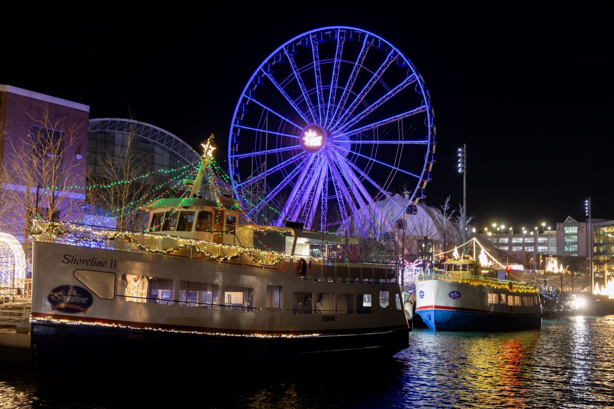 Santa Sets Sail for the North Pole