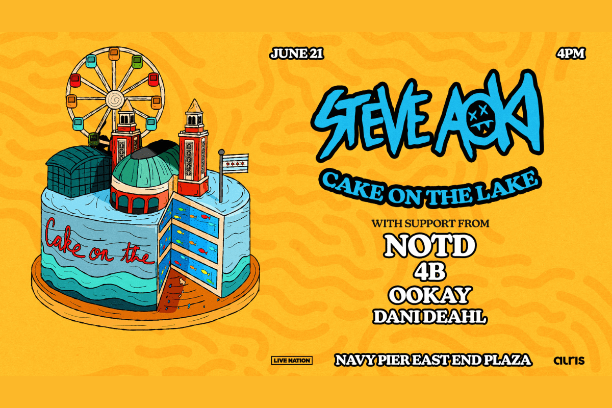 Navy Pier Steve Aoki event graphic music festival Chicago 1